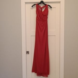 David's Bridal Pink Bridesmaid Dress. Size 6. NWT